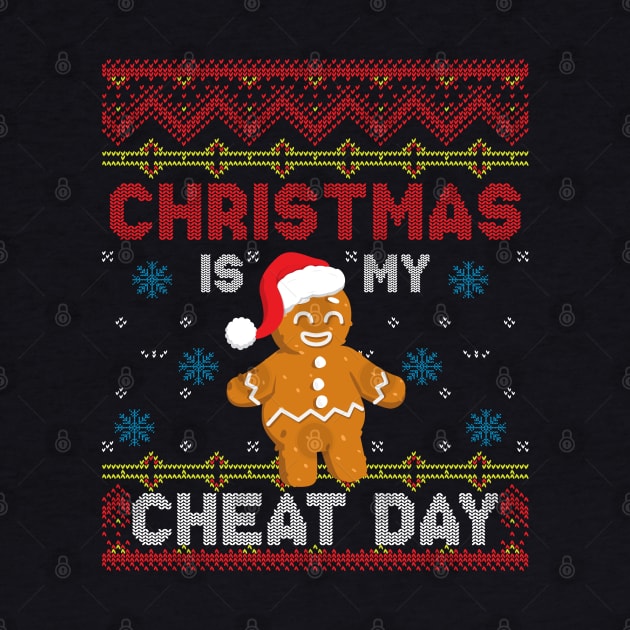 Christmas is my Cheat Day Gingerbread Man by aneisha